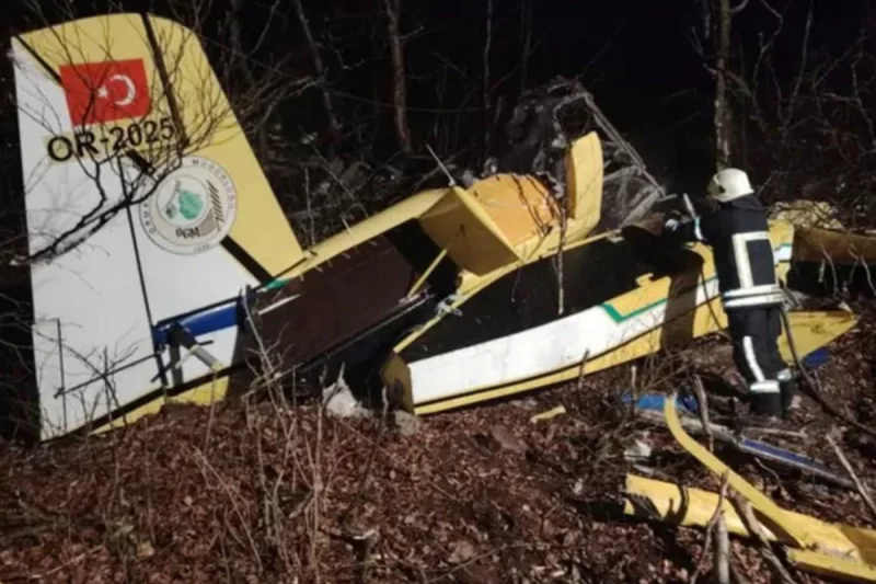 Türkiyəyə məxsus daha bir təyyarə qəzaya uğradı - Ölən var